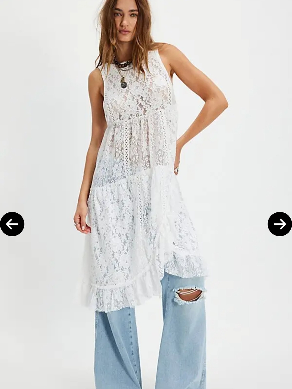 NWT Free People Felicia Maxi Top